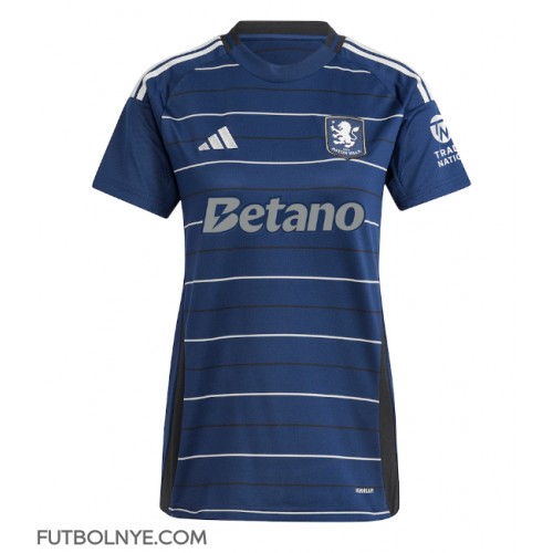 Camiseta Aston Villa Tercera Equipación para mujer 2024-25 manga corta